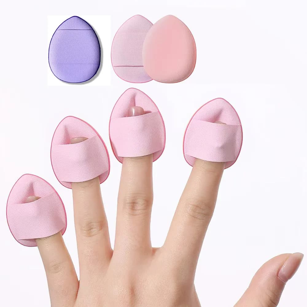 3 piece, mini finger foam foundation, small air cushion, loose powder, sponge concealer BB cream, makeup tool.