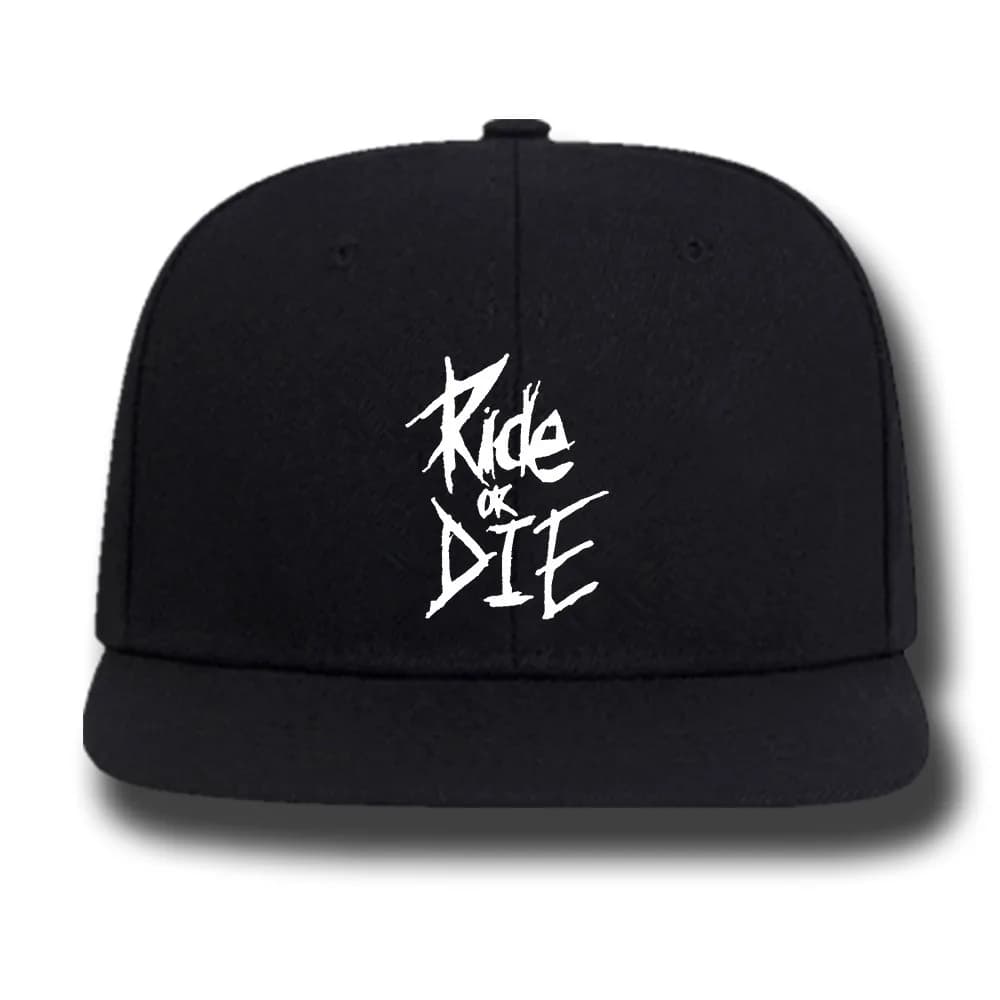 1 Ride Or Die Unisex Baseball Cap - Adjustable Snapback Trucker Hat, Perfect for Fishing, Basketball, and Streetwear