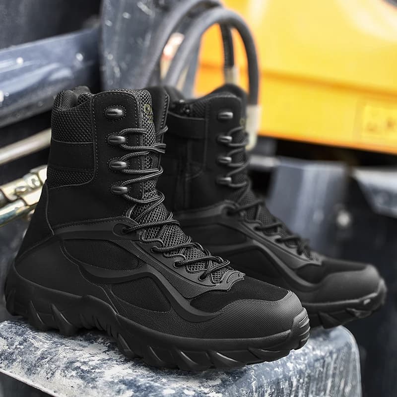 Scarpe da uomo Stivali tattici Stivali da uomo da campo delle forze speciali Leggeri da esterno antiscivolo Zapatillas Hombre Stivali da moto