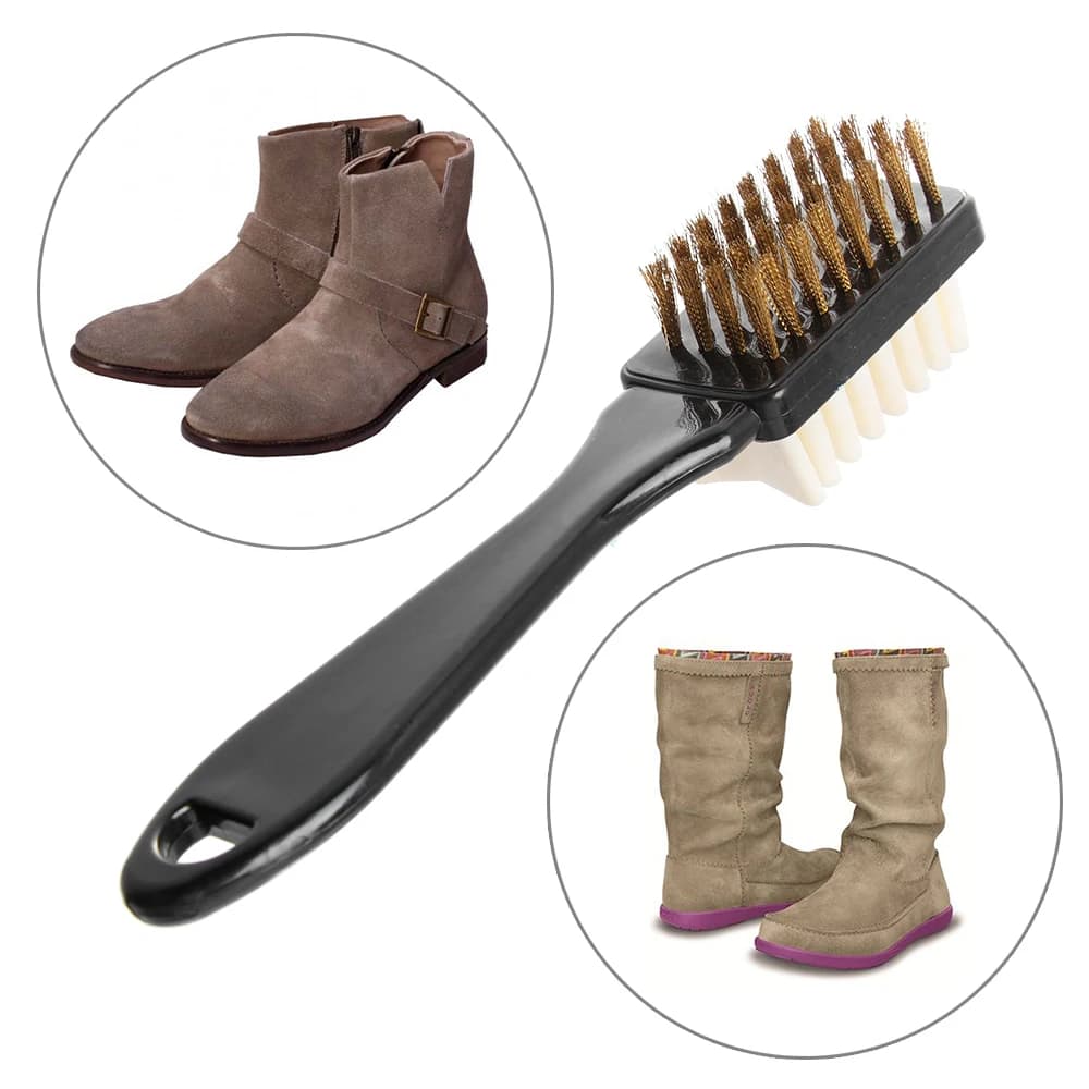 Spazzola in Pelle Scamosciata per Scarpe, Mobili, Stivali, Borse, Cinture, Detergente Naturale per Pelle Scamosciata, Pulitore per Nabuk, per Pulizia e Ristrutturazione