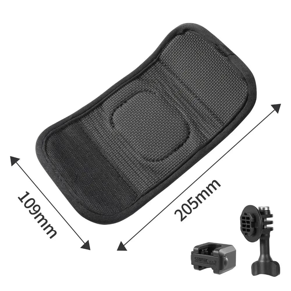 Supporto a Sgancio Rapido per Selfie Stick Portatile e Clip con Cinghia a Velcro per Fotocamere d'Azione Insta360 e GoPro