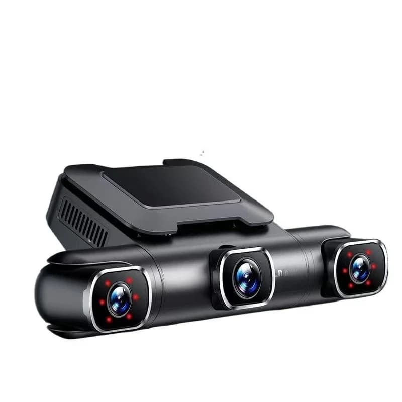The new dash cam has four simultaneous recording and display functions, with integrated GPS for precise positioning.