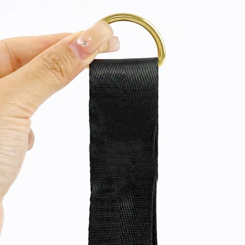 10 pz 10-38mm ottone massiccio D anello fibbie borsa cinghia anello chiusura fibbia portachiavi collare per cani da compagnia connettore gancio accessori hardware