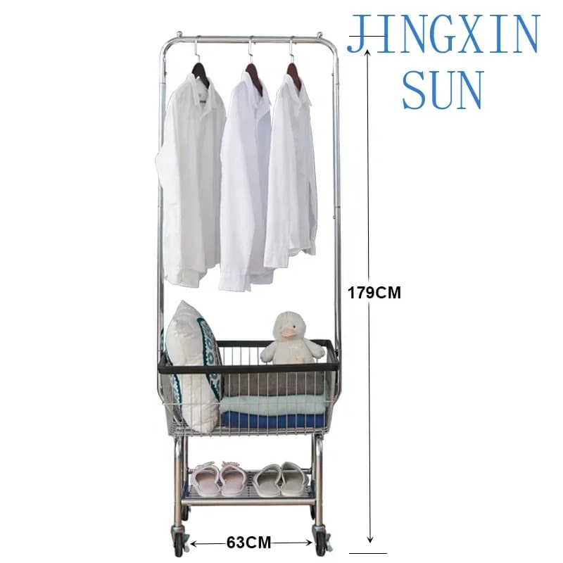 Laundry Hamper Folding Laundry Baskets With Wheel Dirty Clothes Bag For Bathroom Bedroom Home Laundry Sorter