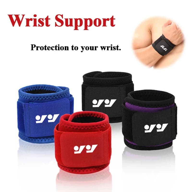 1PC braccialetti morbidi regolabili supporto per il polso bracciali per palestra sport basket protezione carpale fascia avvolgente traspirante cinturino di sicurezza