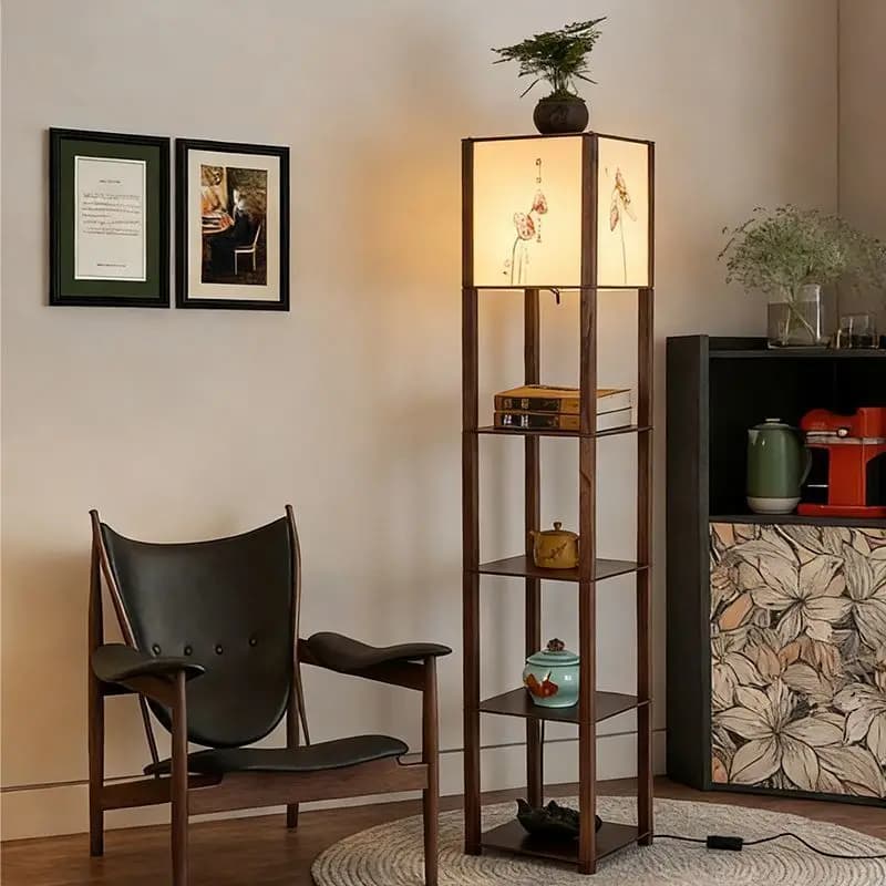 Lampada da Terra LED in Metallo a Treppiede Stile Scandinavo di Lusso per Soggiorno, Camera da Letto e Arredamento Casa