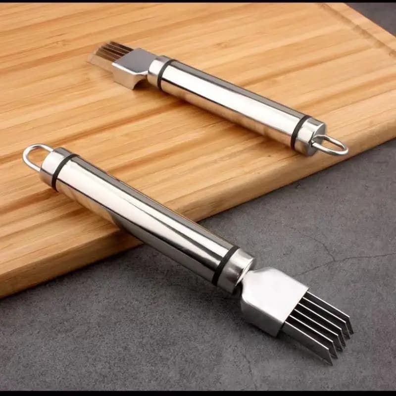 Stainless Steel Shred Silk The Knife Vegetable Garlic Cutter Food Speedy Chopper Green Onion Cutter Portable Kitchen Tool