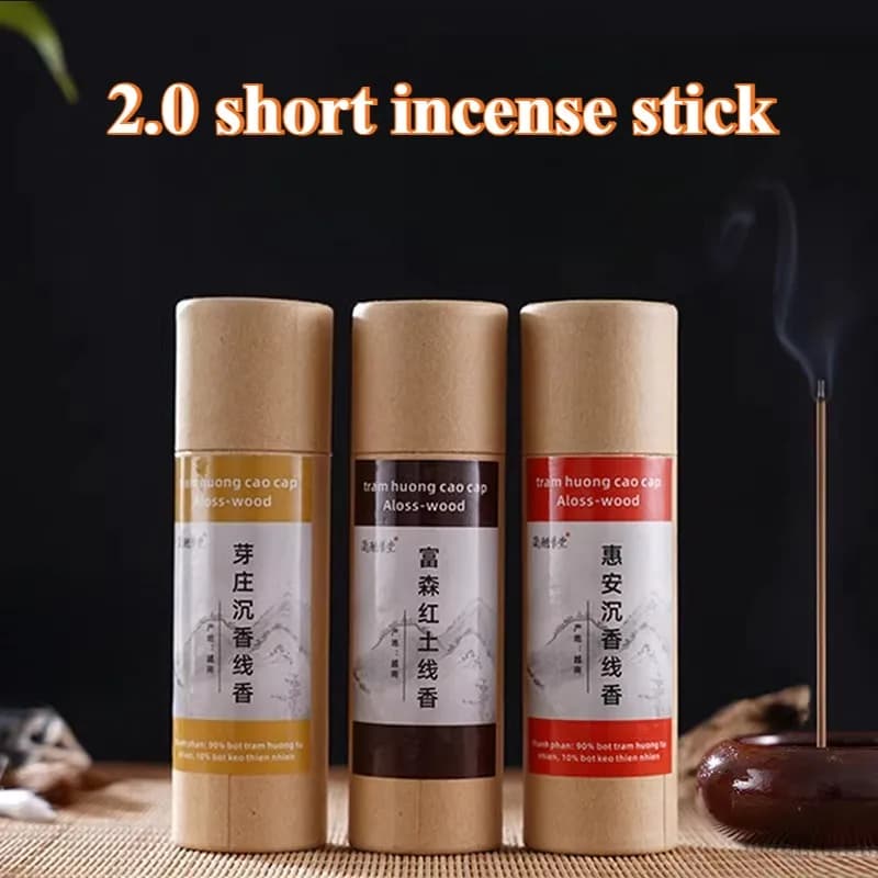 40G/barile 8A Fusen Red Soil/7A Nha Trang Agarwood Bastoncini di incenso naturali per la casa, per interni, lenitivi per corpo e mente, fragranza a lunga durata