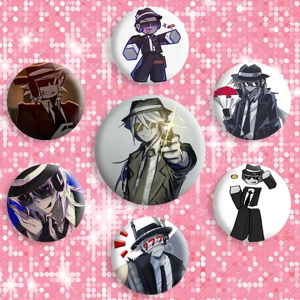 F-ForsakenS Chance Button Pins Backpack Clothing Decor Brooch Badge Jewelry Gifts for Kids
