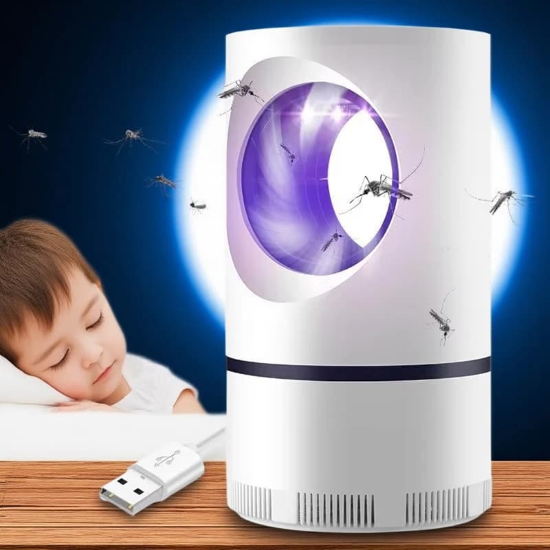 USB Electric Led Mosquito Killer Repellent Lamp Zapper Fly Power Uv For Home Insects Night Light Comodin Interior Night Leaf