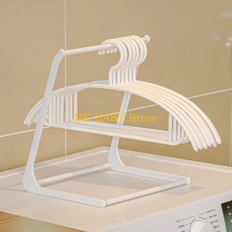 E28F Organizer Triangular Clothes Hanger for Wardrobe Bathroom Towels Desktop Kitchen