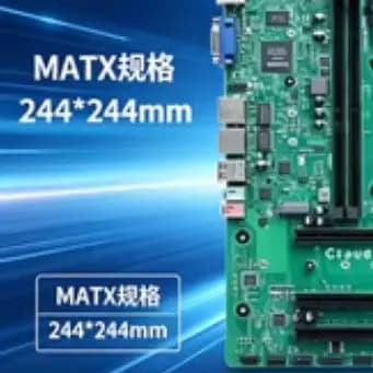 Scheda Madre NAS C612 E5-V3V4 con Porta LAN 2.5G, 10 SATA, Memoria ECC, Split PCIe per Server di Archiviazione di Rete