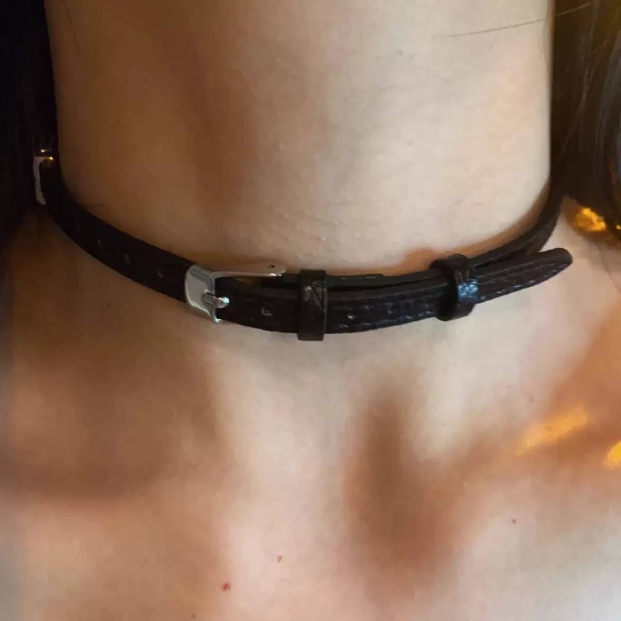 New Punk Trendy Gothic Geometry Leather Collar Chain Choker Necklace For Women Men Fashion Vintage Jewelry Y2K EMO Accessories