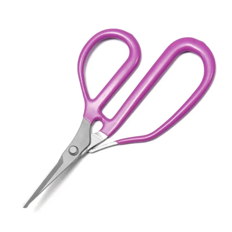 Dobeli Stainless Steel Pruning Shear Curved Blade Flowers Bonsai Plants Grape Sparse Scissor Household Garden Tools for Gardener