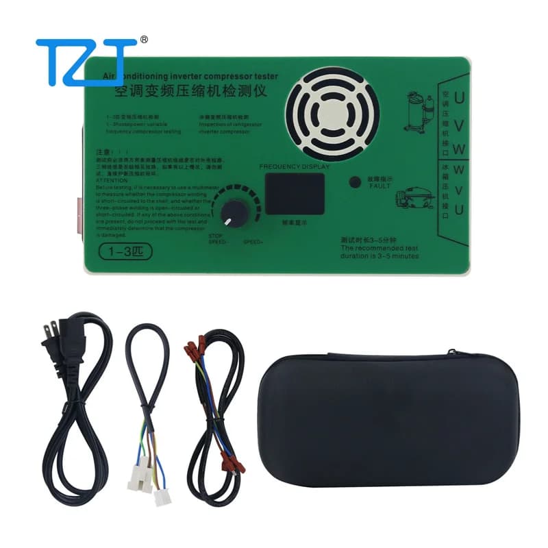 Tester per compressori inverter per condizionatore d'aria/frigorifero TZT 1-3HP Rilevamento ventola CC ad alta potenza da 1500 W