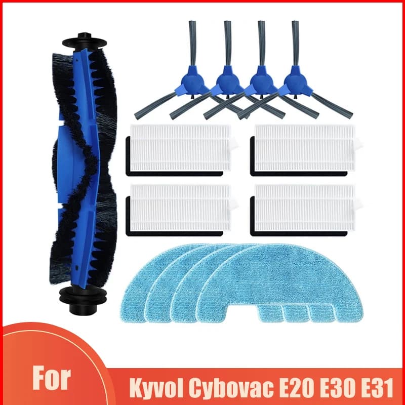 Per Kyvol Cybovac E20 E30 E31 Robot Aspirapolvere Accessori Spazzola Laterale Principale Filtro Hepa Mop Panno di Ricambio