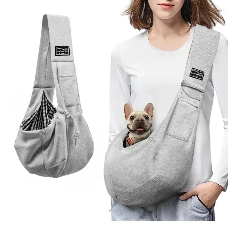 Portable Dog Backpack Pet Crossbody Shoulder Bag Foldable Cat Carrier Outdoor Travel Puppy Sling Bag Pet Accessory Cat Supplies