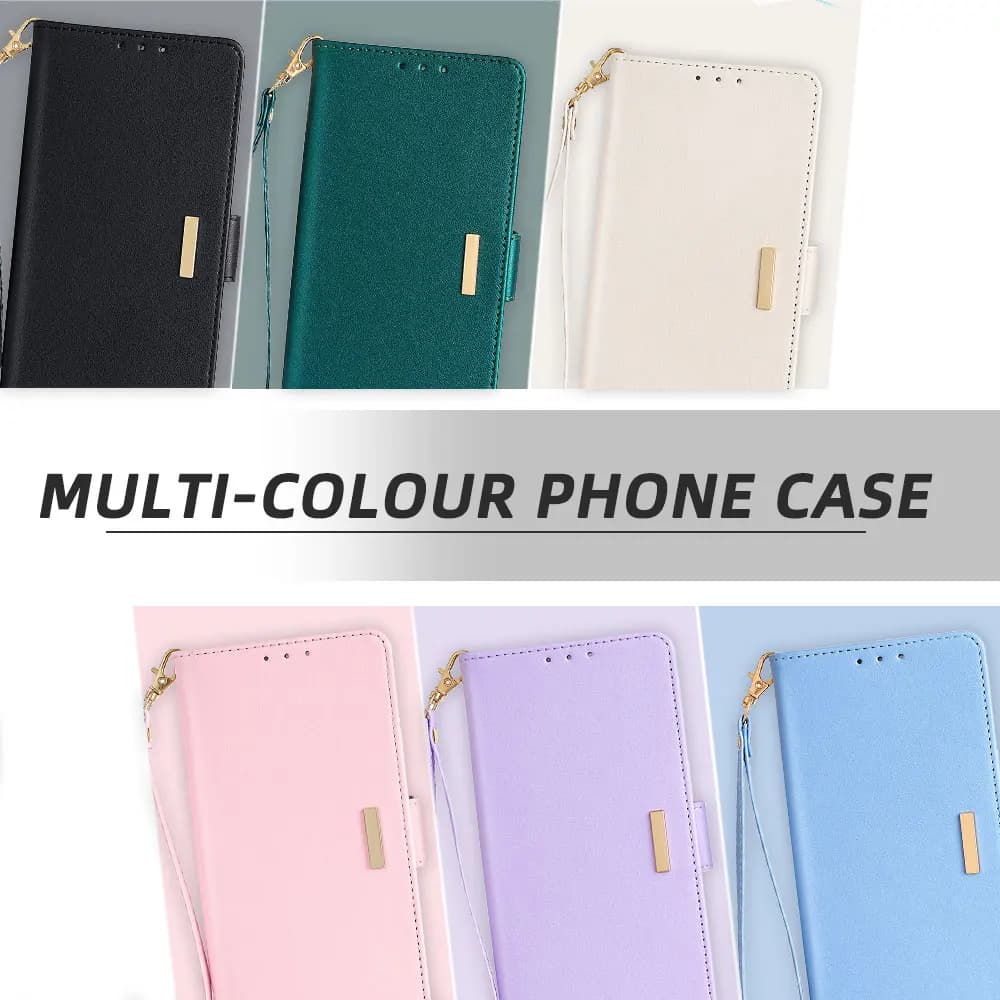 Popolare Custodia a Portafoglio in Pelle per Infinix Note 60 Pro, Note Edge, Infinix Note 50, 40 Pro Plus, 50X, 50S - Cover Protettiva con Blocco RFID