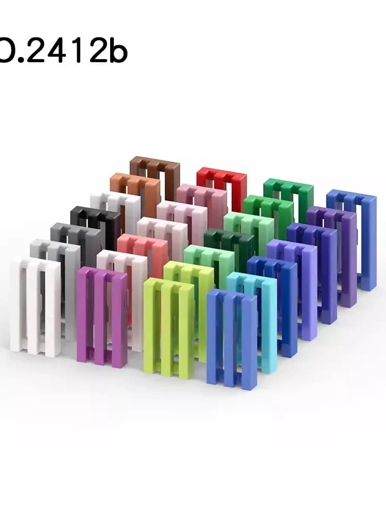 20 pzMOC Parti 2412 Piastrelle Speciale 1x2 Griglia Compatibile Mattoni FAI DA TE Assemblare Building Blocks Particelle Kid Puzzle Cervello Giocattolo Regalo