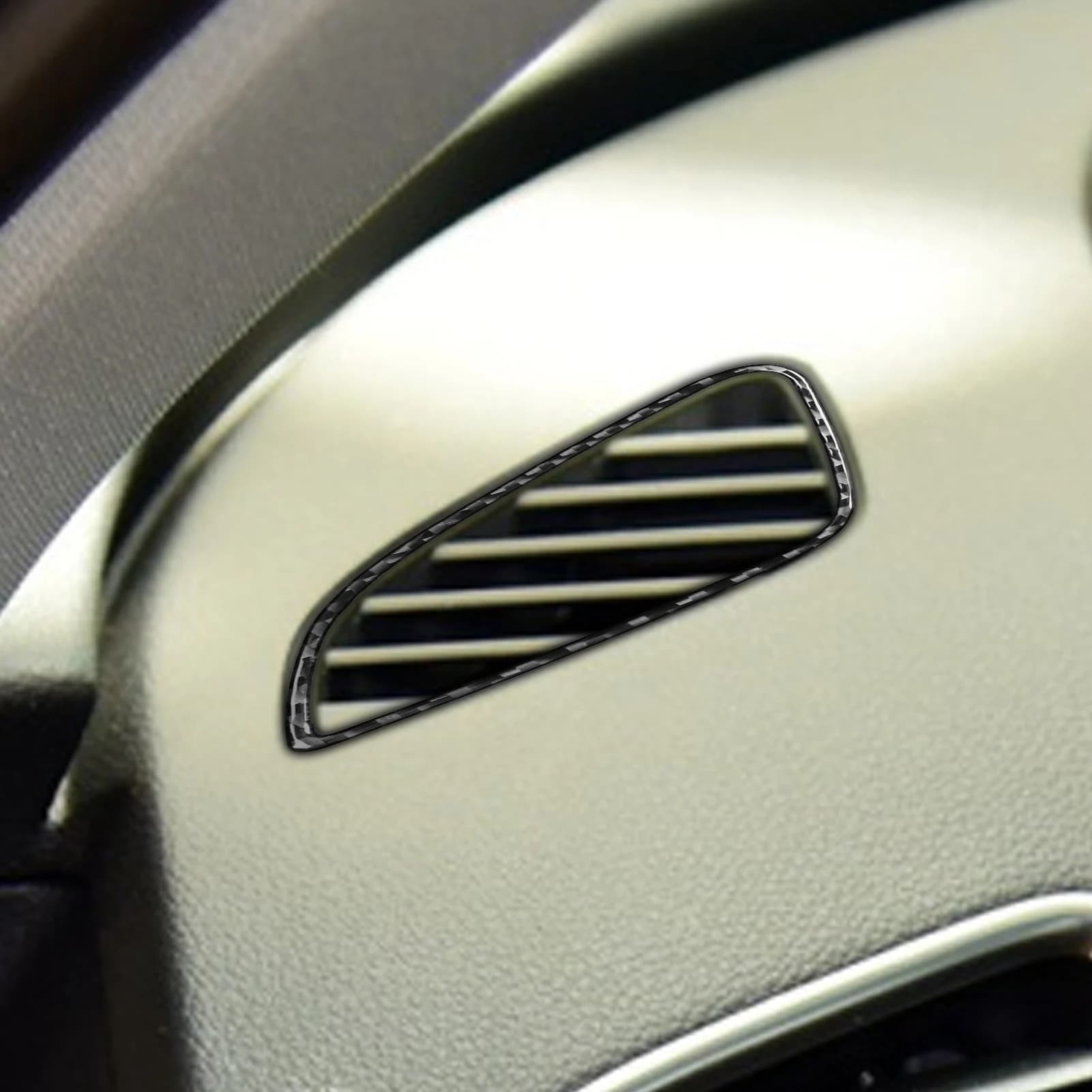 Per Audi Q3 RSQ3 8U 2015-2018 Cruscotto In Fibra di Carbonio Disappannamento Uscita Aria Pannello di Sfiato Trim Copertura Accessori Auto Adesivo Interno