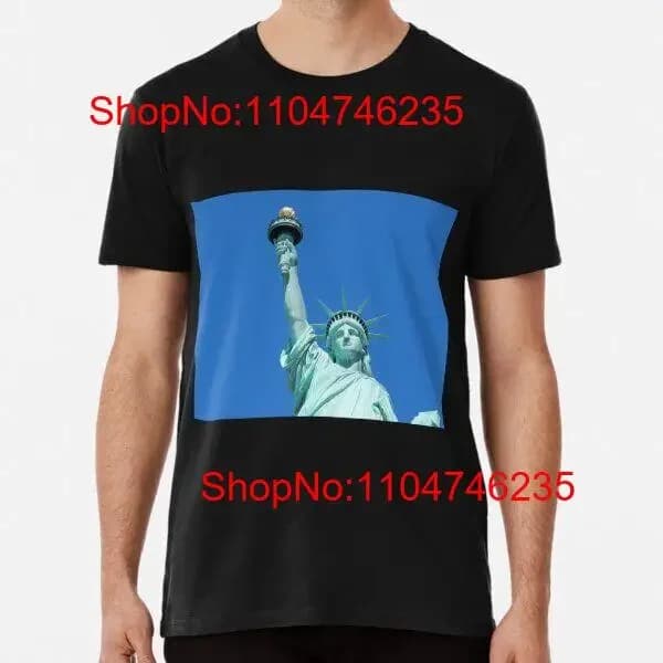 Lady Liberty Statue of T Shirt per American Pride S 5XL grafica vintage lavata Comodo streetwear Traspirante Elegante
