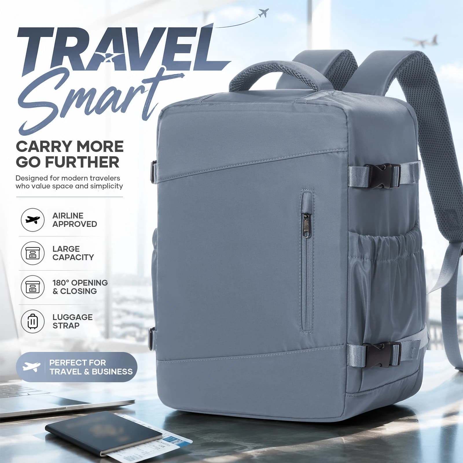 Ryanair 40x30x20 Travel Backpack Wizzair Cabin Airplane Casual Backpack Hand Luggage Backpack Casual Backpack Computer Backpack
