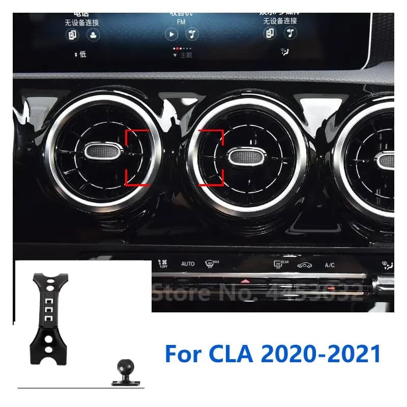 Supporti speciali da 17mm per Mercedes Benz CLA C118 supporto per telefono da auto supporto GPS accessori per staffe fisse 2020-2022