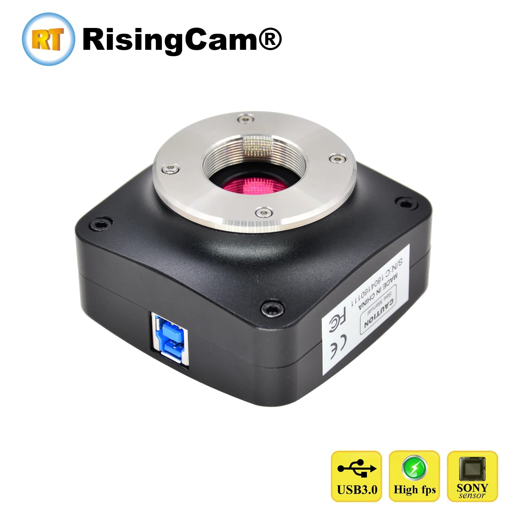 Fotocamera Digitale USB3.0 per Microscopio Trinoculare, 6.3MP, Alta Frequenza di Fotogrammi 59fps/30fps, Sensore IMX178