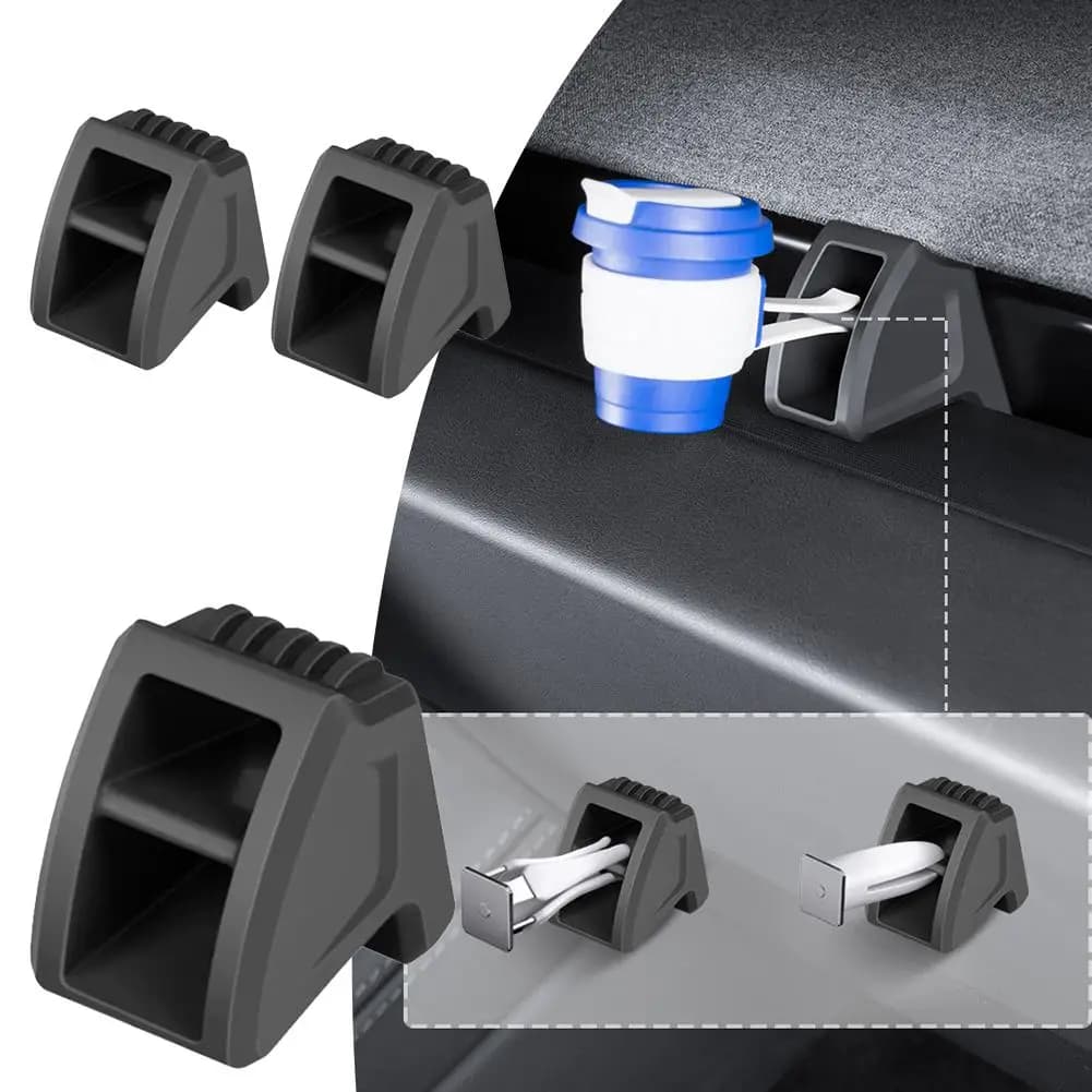 2-piece Deodorant Adapter for Tesla Model 3 2024-2025 and model Y 2025-2026 Juniper Launch Series Car Air Grip Support