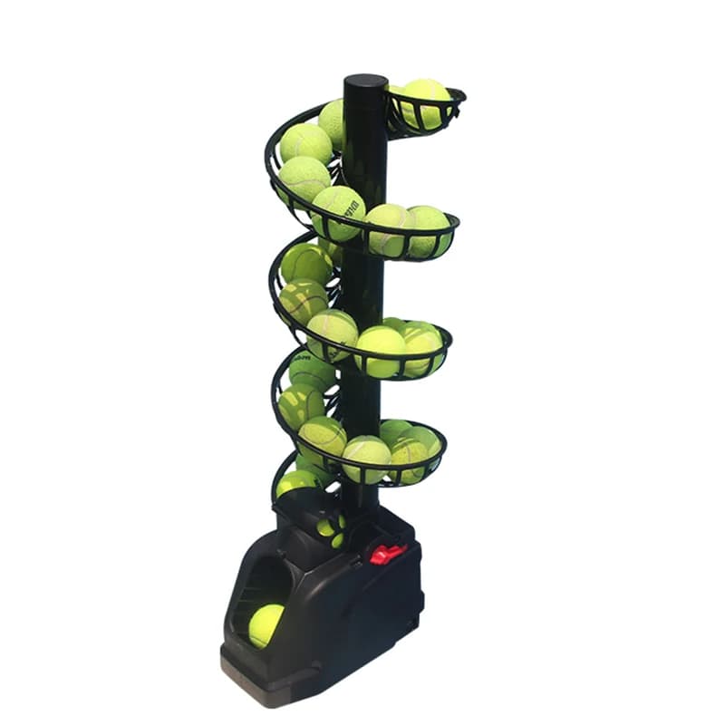 Macchina per lanciare il tennis portatile con assistenza all'allenamento multi-palla per raccoglitore di pratica singola di autoaiuto