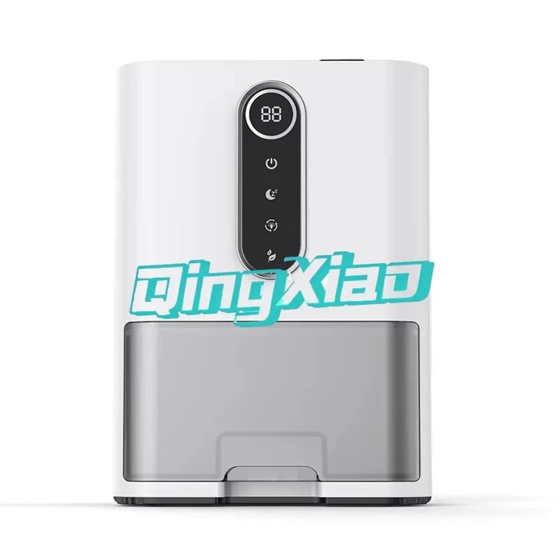 Purificatore d'aria da tavolo a ioni negativi per la casa, rimuove formaldeide, odori di fumo, silenzioso, con filtro HEPA, per piccoli ambienti.