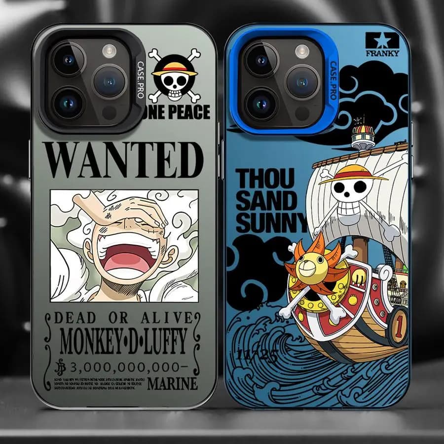 Anime One Pieces Rufys Custodia per iPhone 17 Pro Max 15 Plus 16e 16 Air XR 14 11 XS 13 12 Cover posteriore per telefono