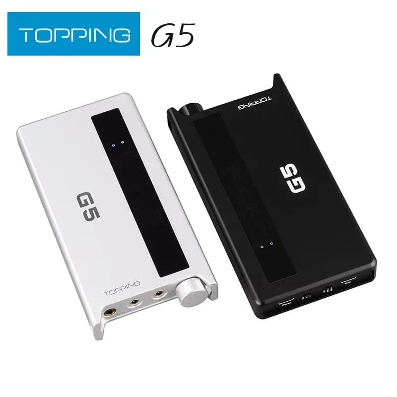 TOPPING G5 portatile ES9068AS DAC & Amp amplificatore per cuffie LDAC Hi-res supporto Audio fino a DSD512 768kHz