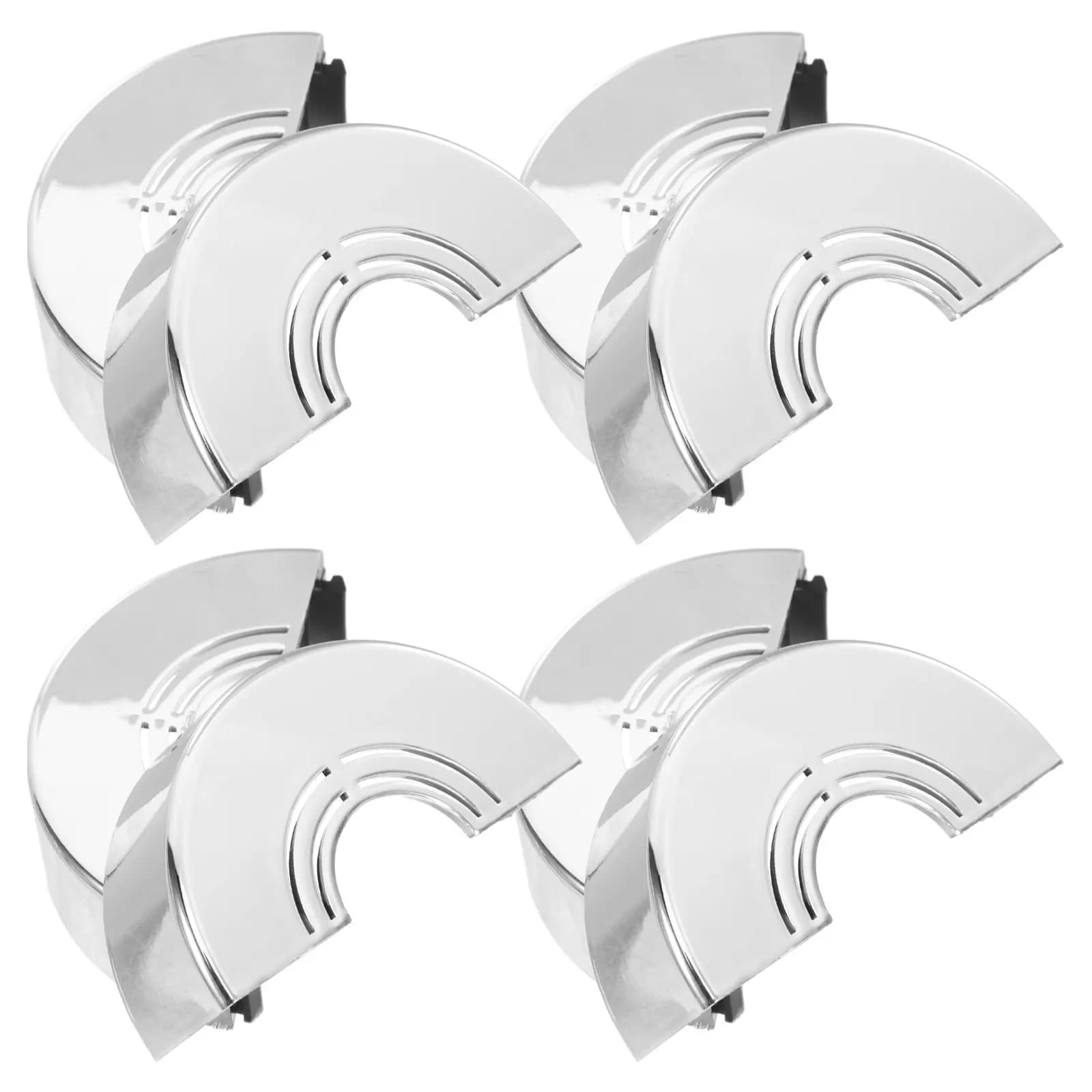Set di 4 Coperture Decorative in ABS per Fori del Rubinetto, Diametro 2cm, Accessorio Bagno per Nascondere Valvole Angolari di Doccia, Lavandino, WC e Cucina