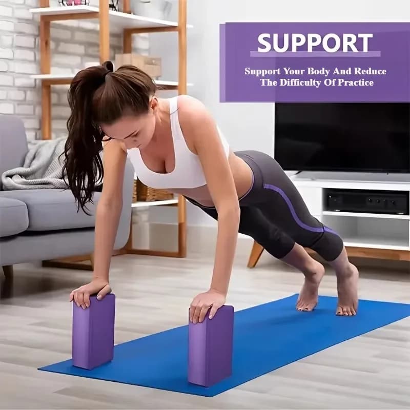 Danza Yoga Blocchi Palestra Schiuma Mattoni Pilates Allenamento Esercizio Fitness Rafforzare Cuscino Cuscino Stretching Modellamento del corpo Cubi da costruzione