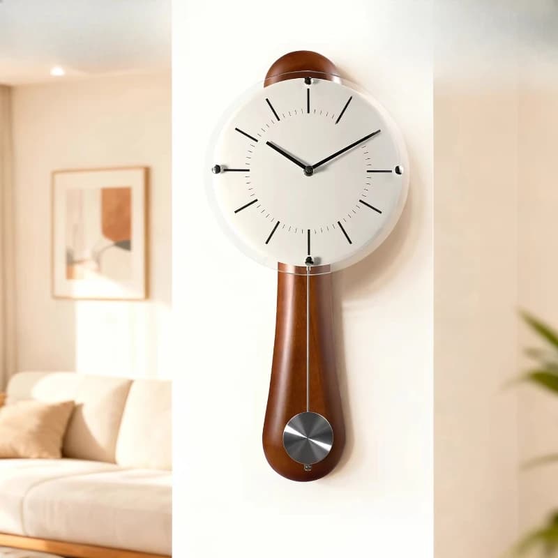 Orologio da parete silenzioso Soggiorno Sala da pranzo di casa Orologio Pendolo da parete in stile europeo