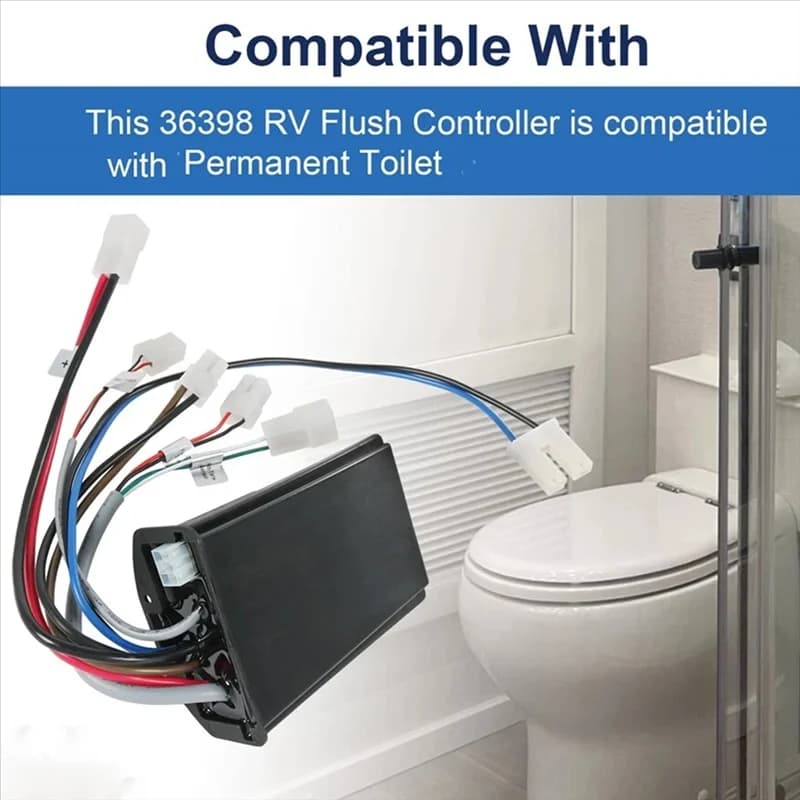 NUOVO sistema di controllo dello scarico avanzato silenzioso automatico per WC RV per Tecma Silence Plus modello 36398