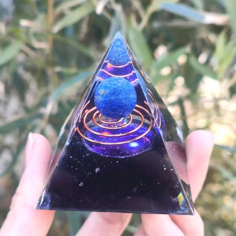 Pyramid Crystal Gravel Epoxy Resin Home Desktop Handmade Ornament Gift