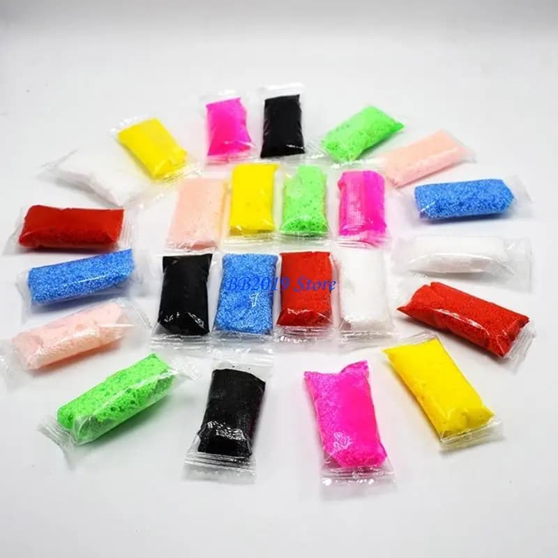 Q0KB Color Assorted for Play Dough Toy Stretchy Clay Toy Kids' Party Favor Set Girls