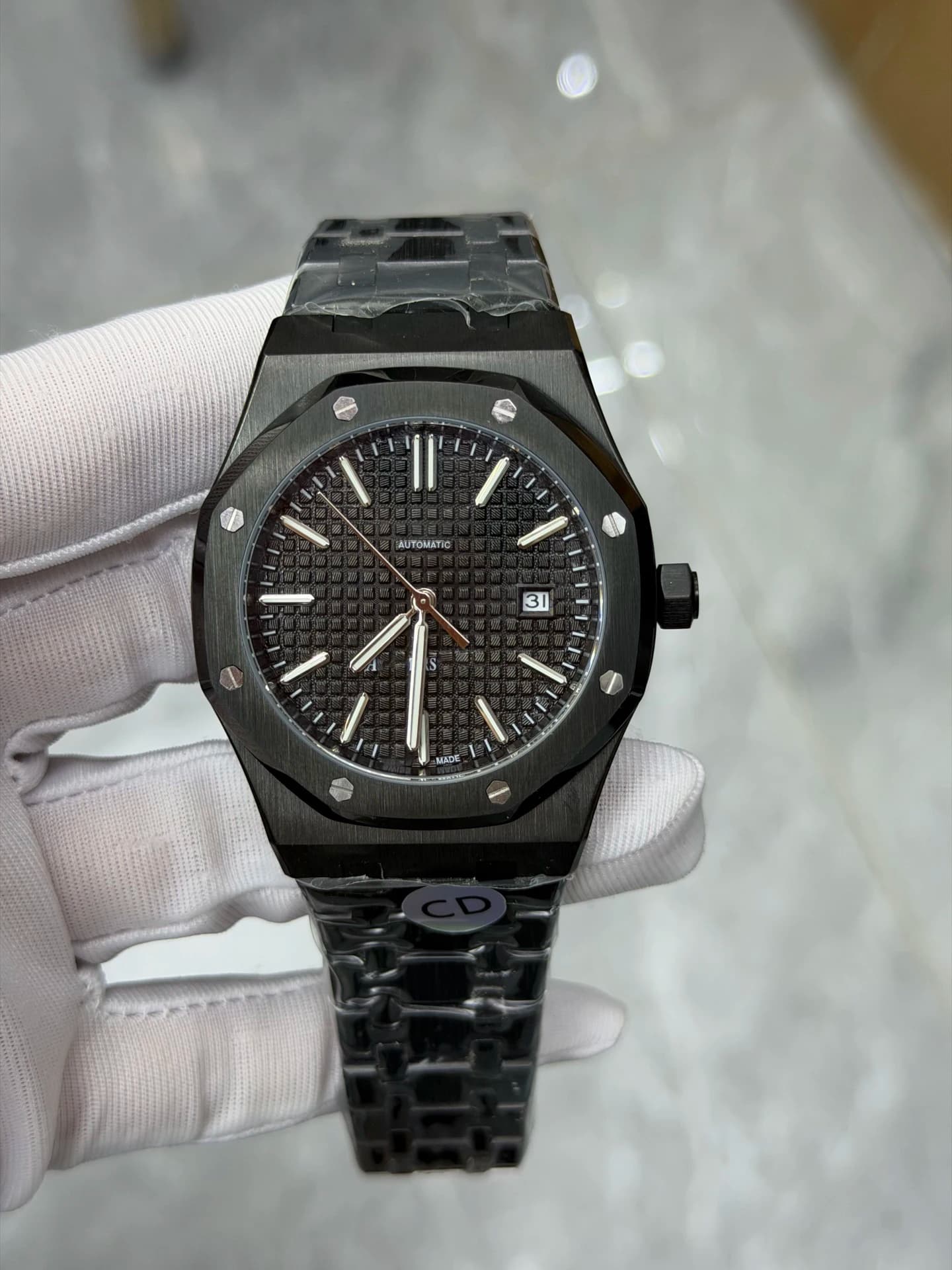 Orologio Meccanico da Uomo Personalizzato APS Swatch Factory Double Cycloid Hollow Out 41mm 15407 904L Lussuoso Impermeabile