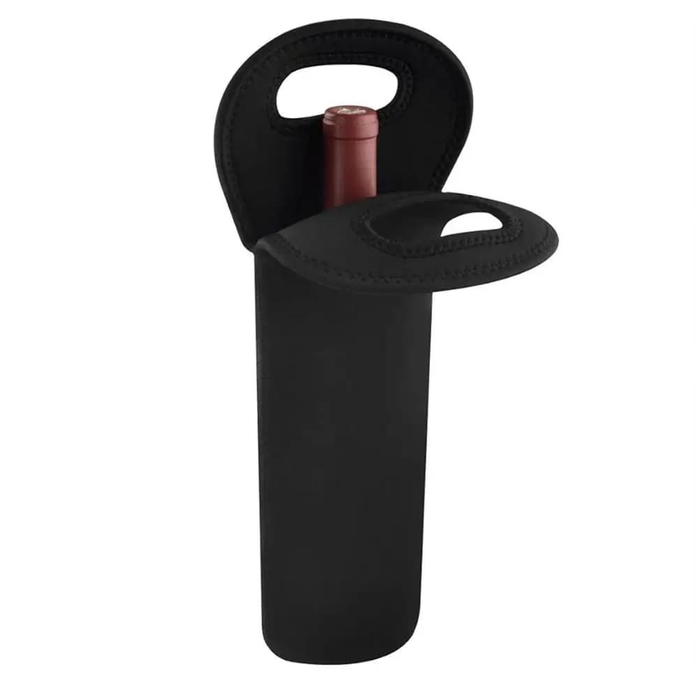 Practical Portable Wine Carrier Tote Bag Insulated with Handle Beer Cooling Holder Reusable Handheld Wine Travel Carrier Camping