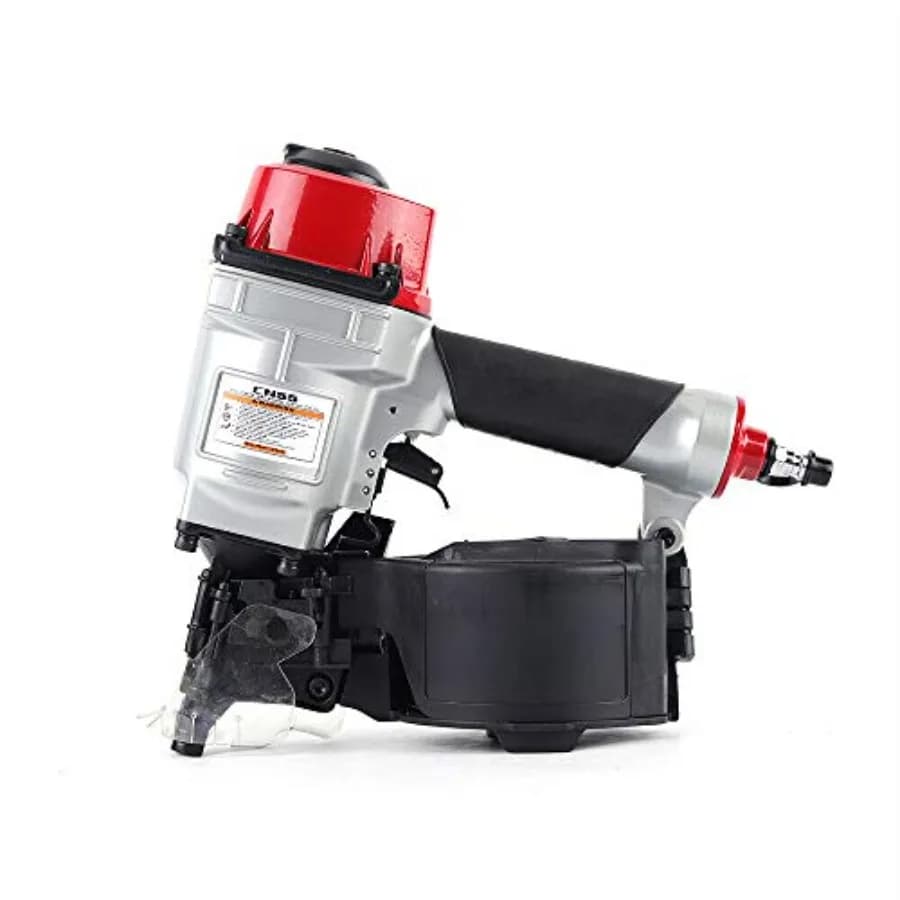 Chiodatrice Pneumatica per Rivestimenti 25-57mm, Graffatrice ad Aria Portatile per Tetti CN55 per Lavorazione del Legno, Recinzioni, Compensato