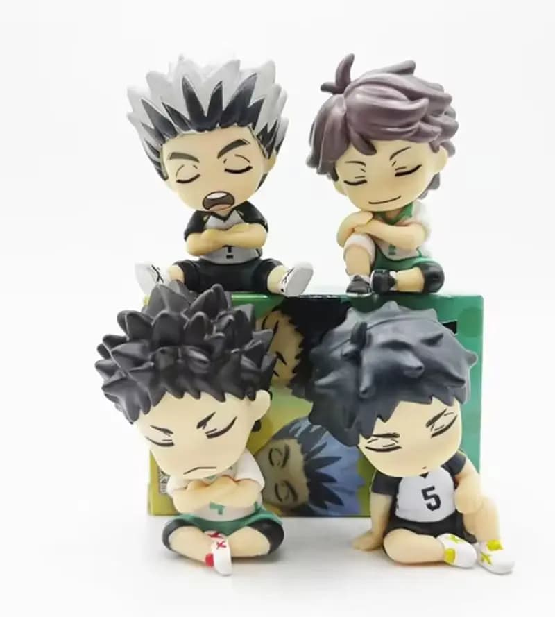 Nuovo Prodotto Disponibile: Blind Box Anime Giapponese Pallavolo Giovani a Spalla Spalla, Ornamento da Scrivania Fatto a Mano, Souvenir