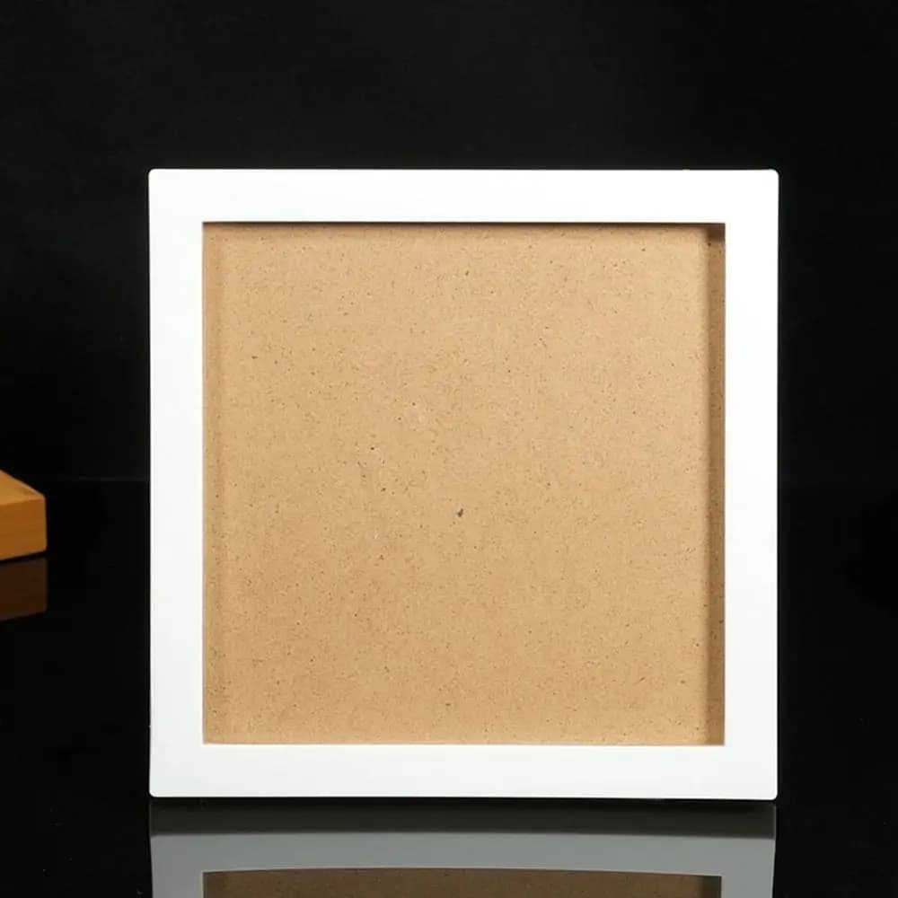 Round Square PVC Picture Frames With Stand Creative Gift DIY Picture Holder Photo Frame Nail Art Jewelry Decoration Earrings
