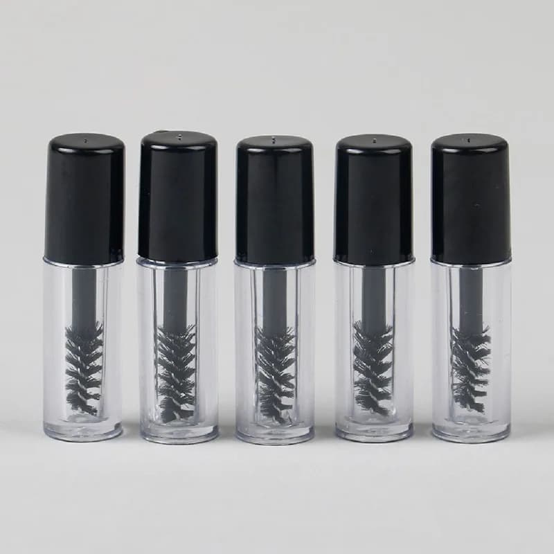 8 Pezzi Tubetti Vuoti Ricaricabili da 0,04 oz per Mascara, Flaconi per Crema Ciglia, Contenitori Cosmetici Portatili da Viaggio