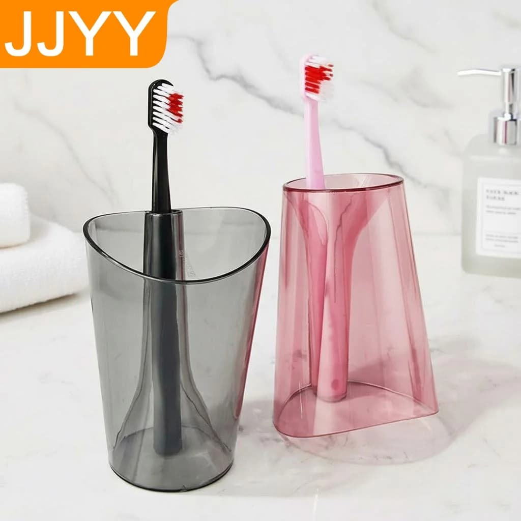 Set Creativo Antiscottatura: Porta Spazzolini e Bicchiere per Collutorio, Accessori da Bagno alla Moda, Essenziali per la Casa