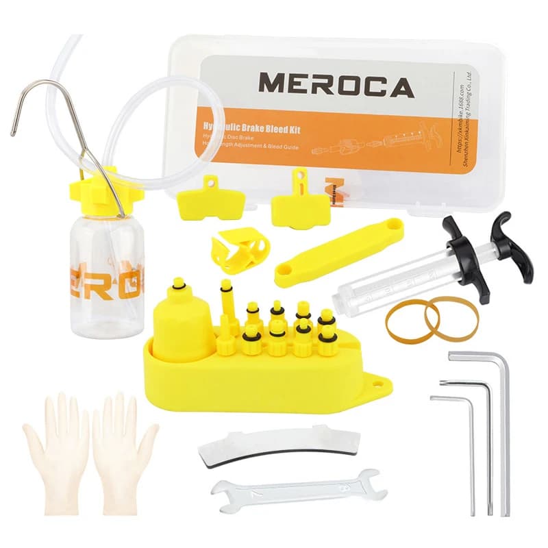 Kit Universale di Riparazione e Spurgo Freni a Disco Idraulici per Biciclette MTB