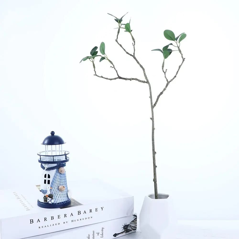 Rami di fiori in plastica, accessori floreali, piante artificiali, decorazioni per la casa, foglie di eucalipto, decorazioni per matrimoni