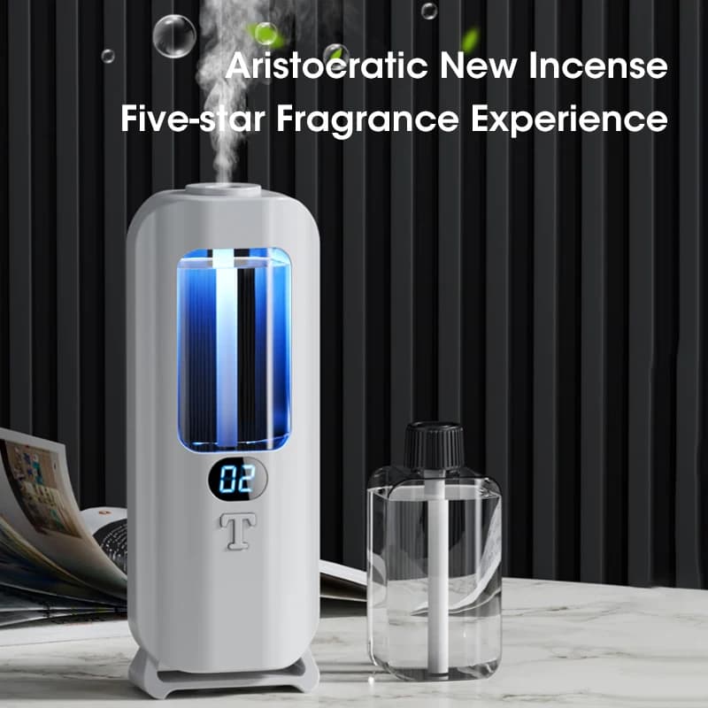 Mini Diffusore di Aromi da Tavolo USB, Purificatore d'Aria, Deodorante, Nebulizzatore Intelligente per Casa