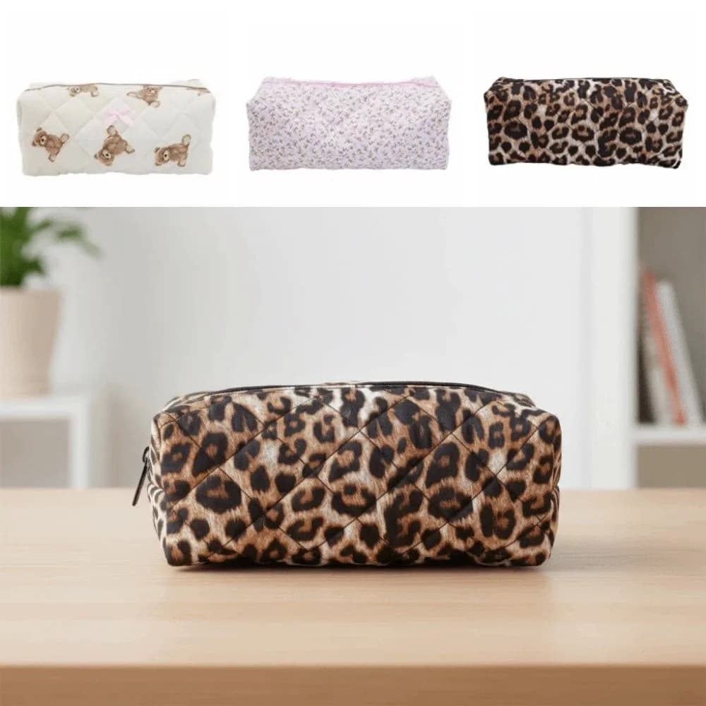 Soft Hair Dryer Storage Bag Large Capacity Dust-proof Curling Iron Carrying Case Zipper Closure Durable Makeup Organizer Bag